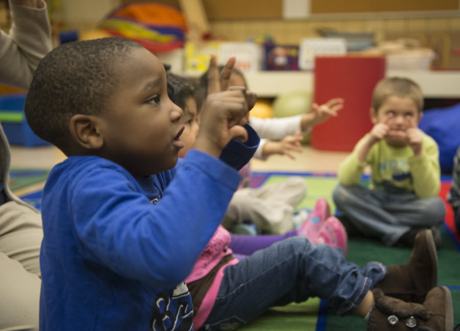 Children in Classroom